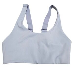 Harper Wilde Medium Light Blue Training Sports Bra Adjustable Straps Gym Yoga